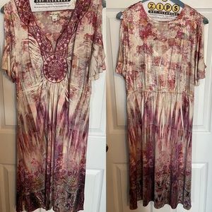 World Unity Knee Length Dress